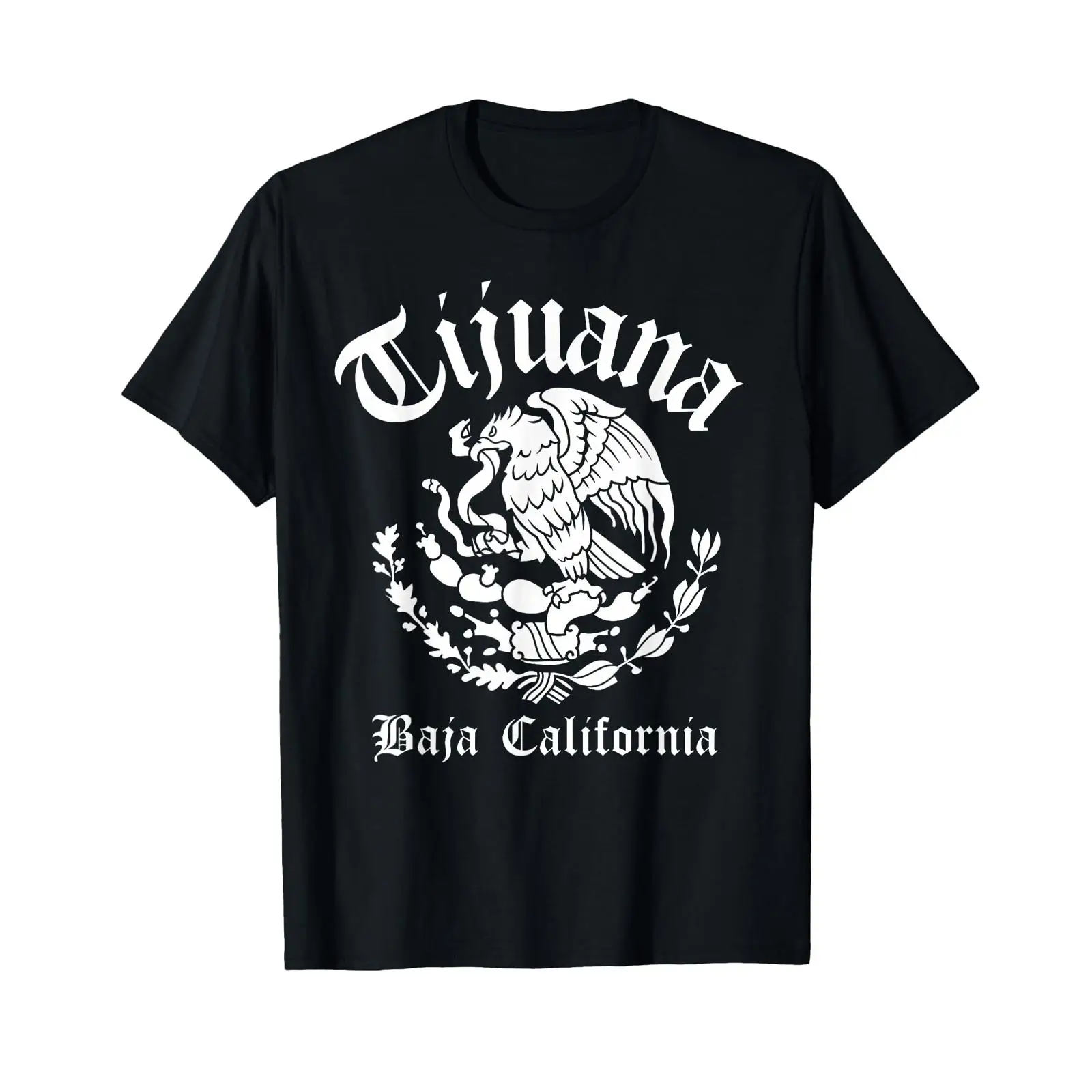 Men'S Fashion Tijuana - Tijuana with Mexican Emblem T Shirt