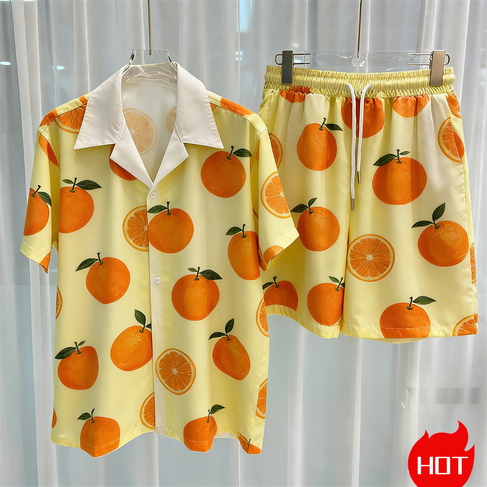 Men'S Fashion Y2K - Digital Printed men's Set Fashion two-piece