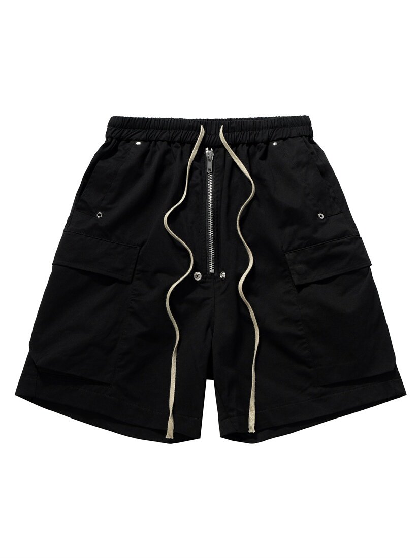 Mens Fashion Dark Grey Pants - 2026 Summer Black Dark Grey Shorts