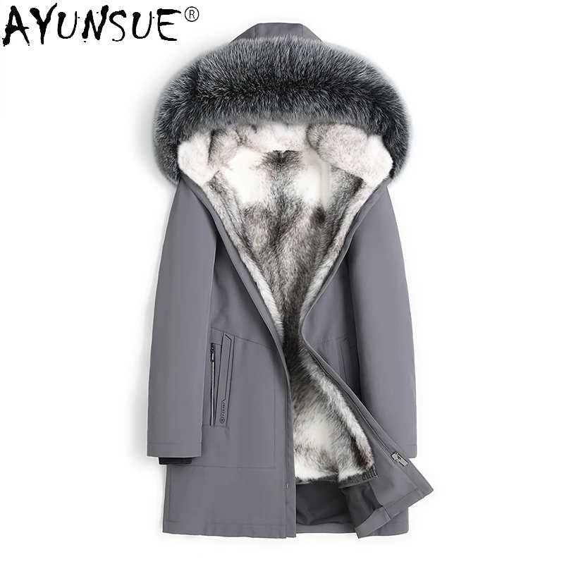 Men'S Fashion Zipper Jacket - AYUNSUE Fashion Winter Jacket Men Clothing