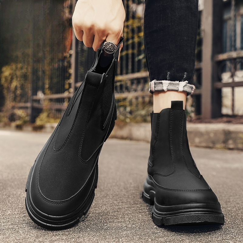 Men'S Fashion Deals - Men's High Cut Boots British Style