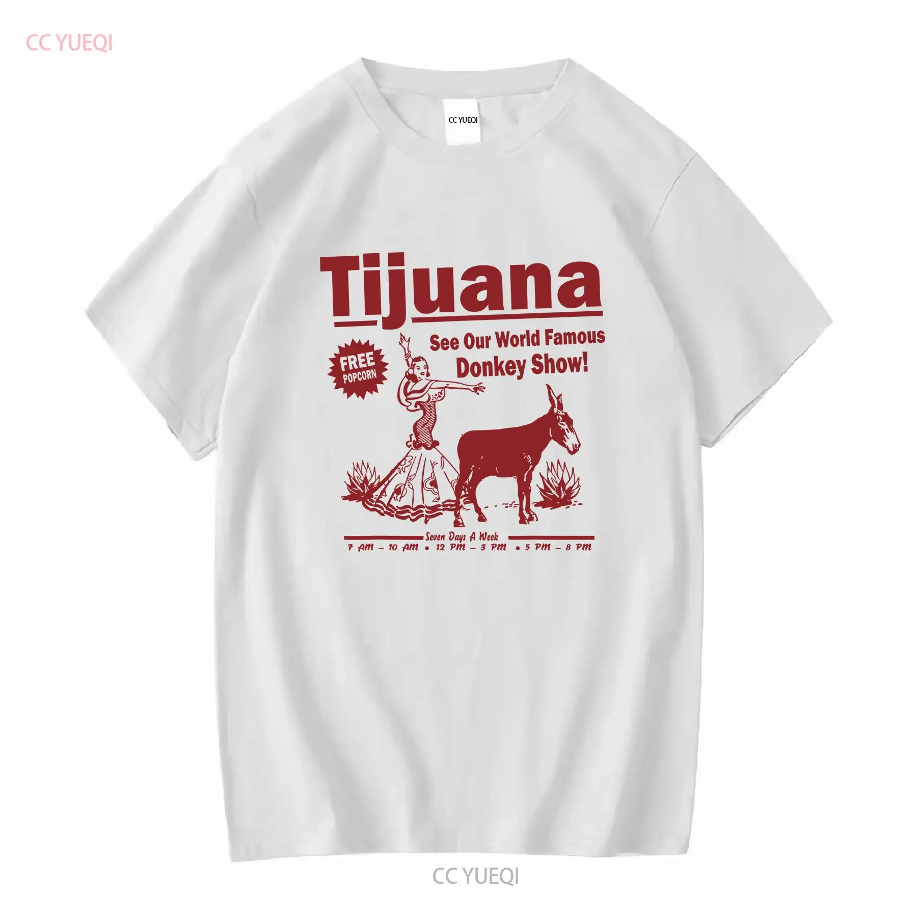 Men'S Fashion Tijuana - Funny T Shirt Tijuana Donkey Show
