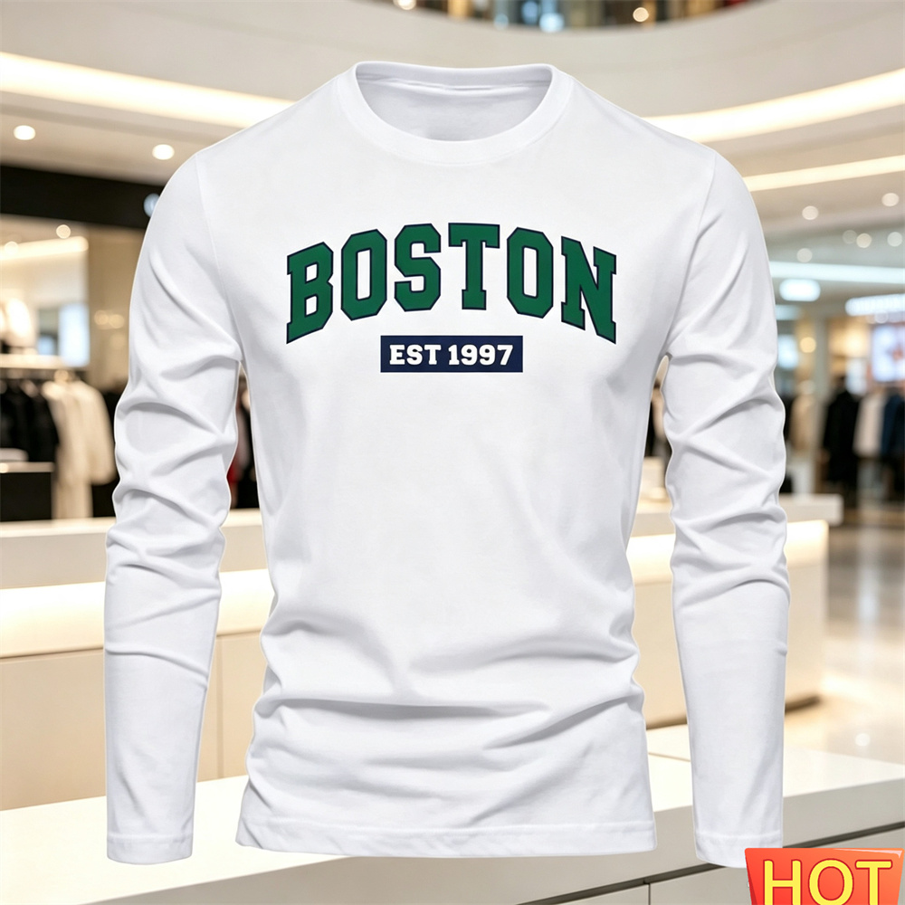 Men'S Fashion Y2K - Autumn Summer Men's long sleeved T-shirt