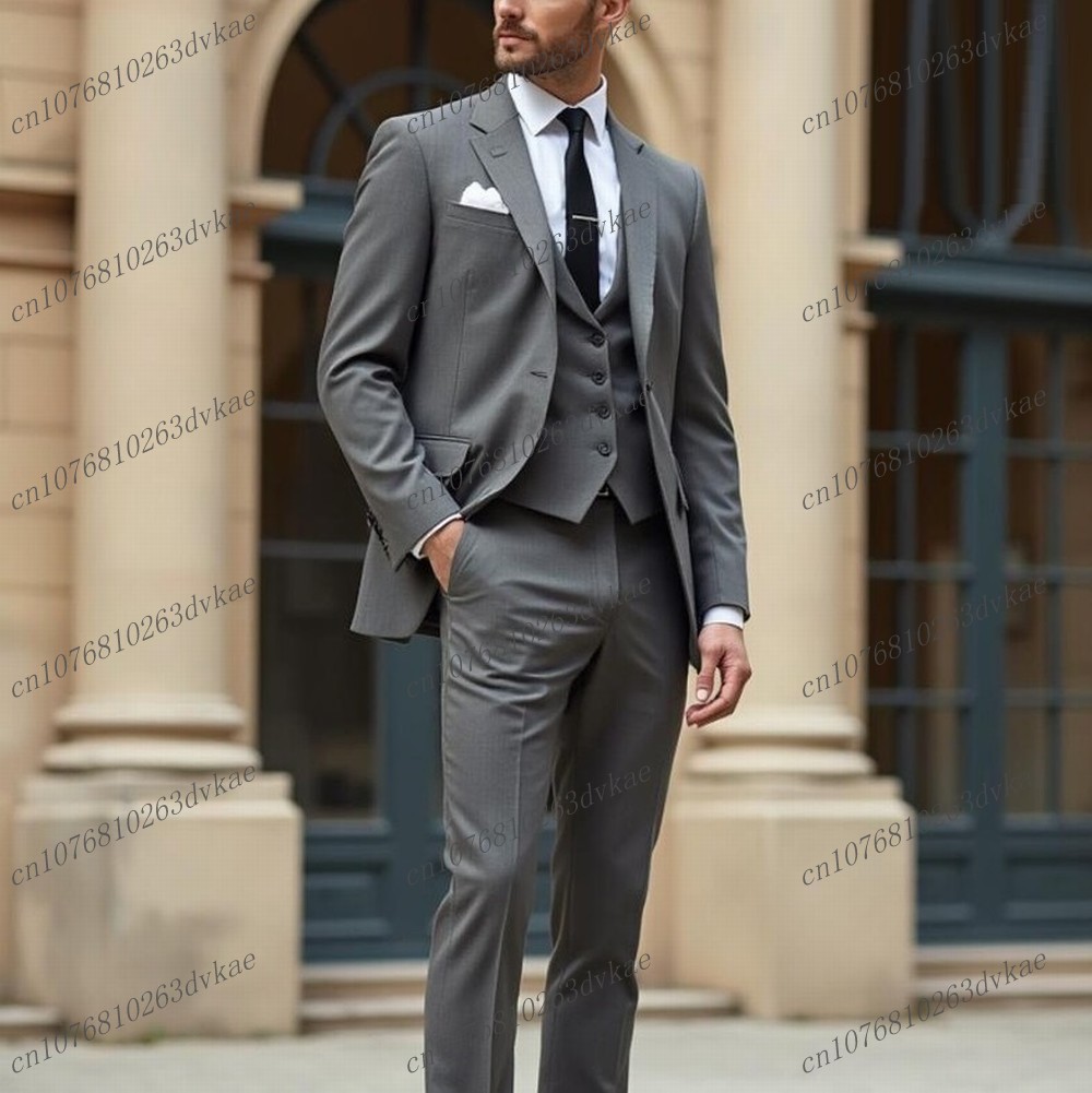 Mens Fashion Dark Grey Pants - New Fashion Dark Grey Formal Men