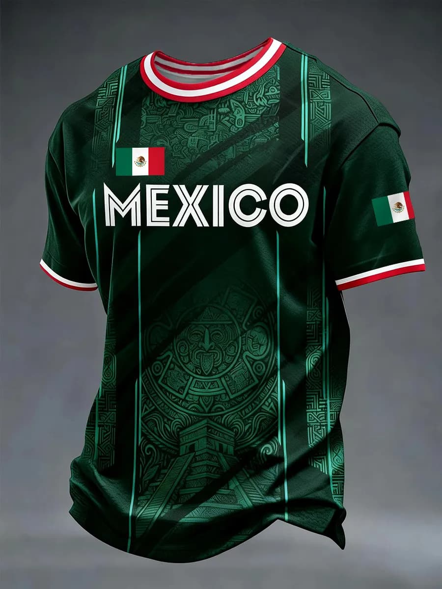 Mens Fashion Mexico - 2026 New Men Mexico 3D Print