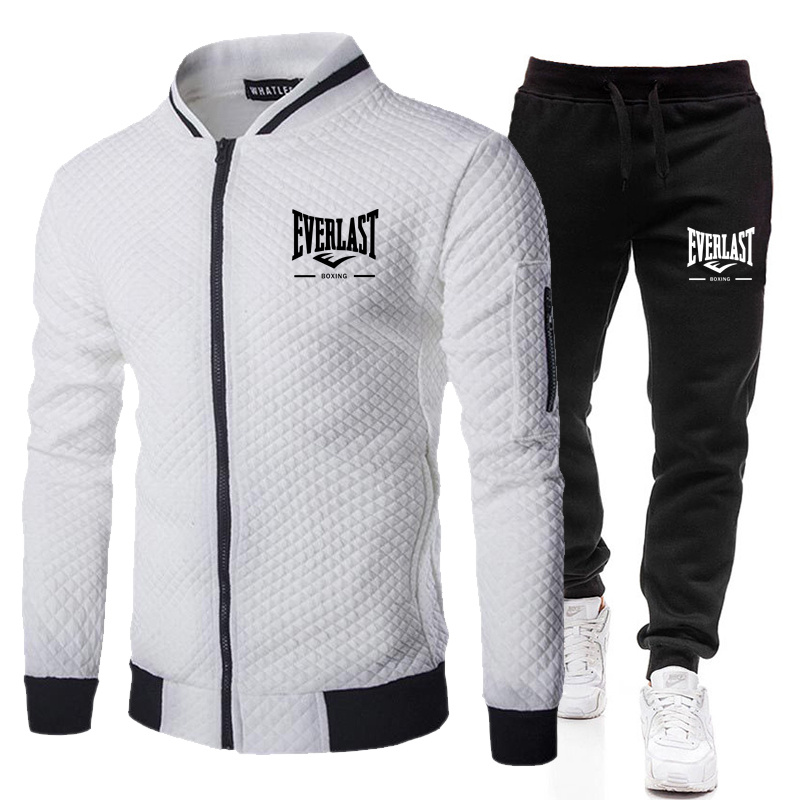 Men'S Fashion Zipper Jacket - EVERLAST BOXING SpringandAutumn Men's Fashion Street