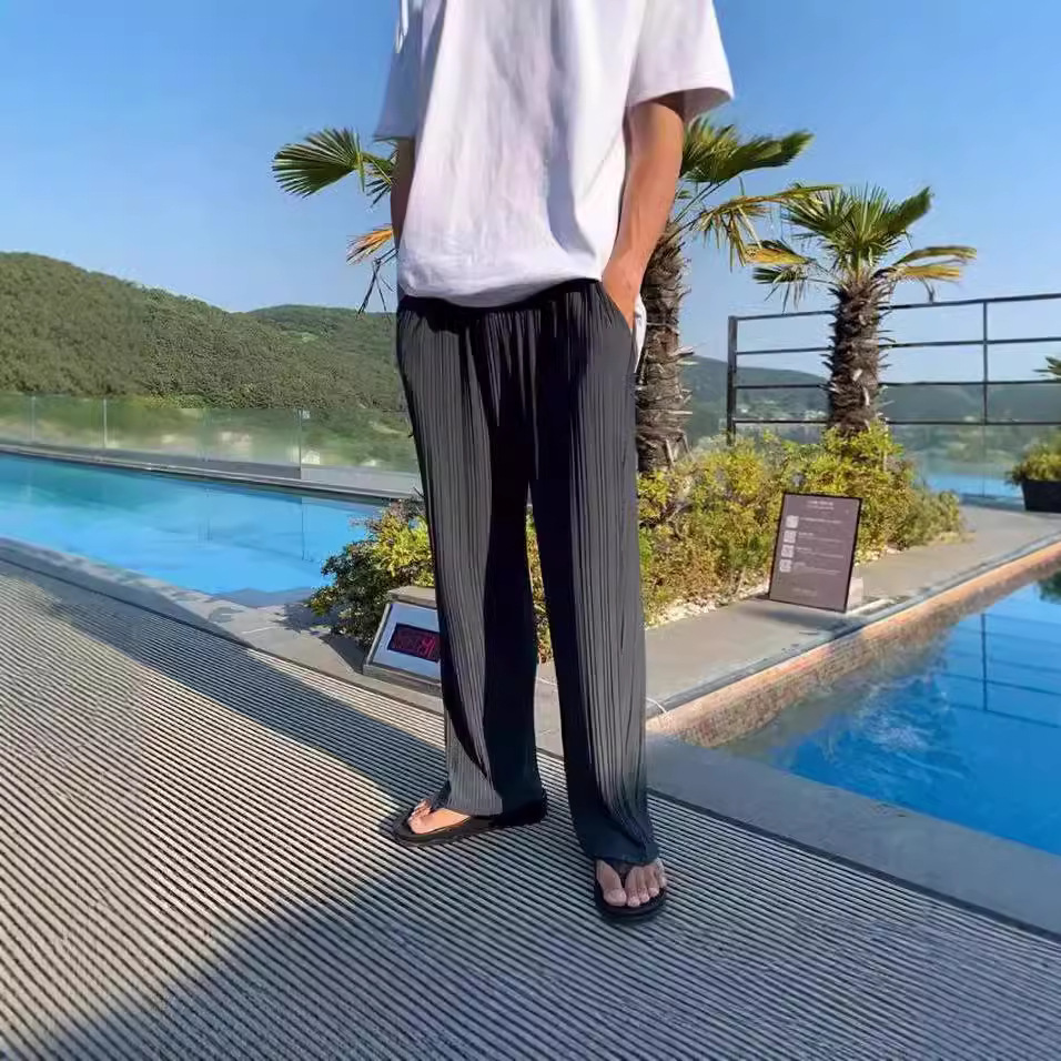 Mens Fashion Dark Grey Pants - American Style New Fashion Men's Black