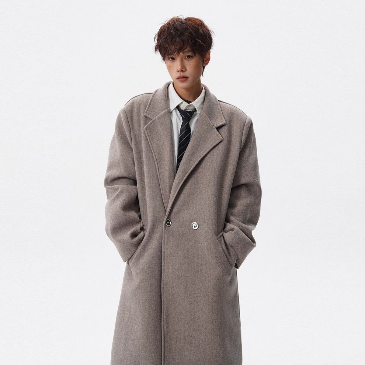 Men'S Fashion Reviews - Wool Blend Coat Korean Reviews Many