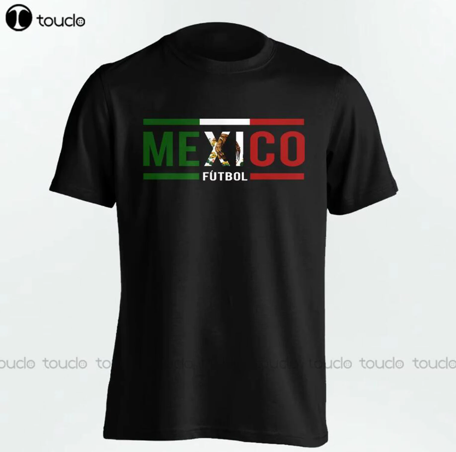 Mens Fashion Mexico - Men'S Mexico Futbol Footballer Black T-Shirt