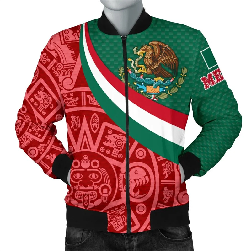 Mens Fashion Mexico - Harajuku 3D Printing Mexico Skull Aztec