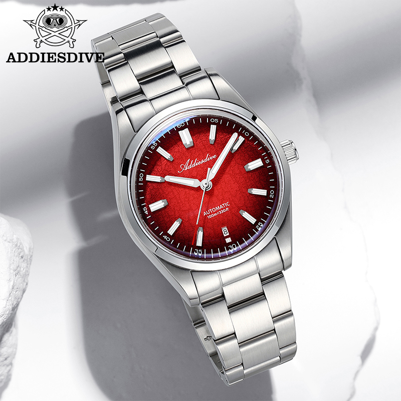 Mens Fashion Bracelet - ADDIESDIVE Watch For Gift 39mm Automatic