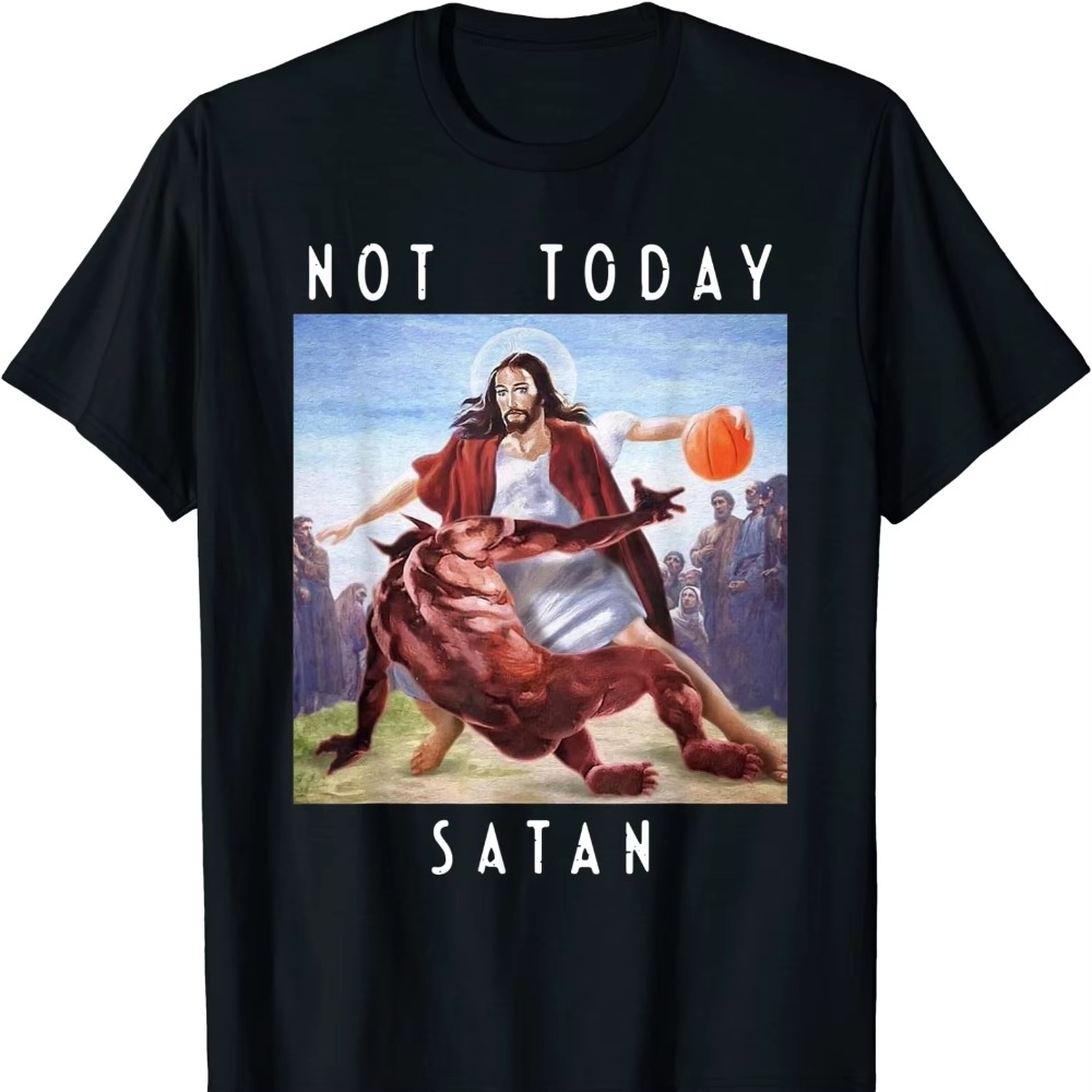 Men'S Fashion Today - Not Today Satan Jesus Vs Satan