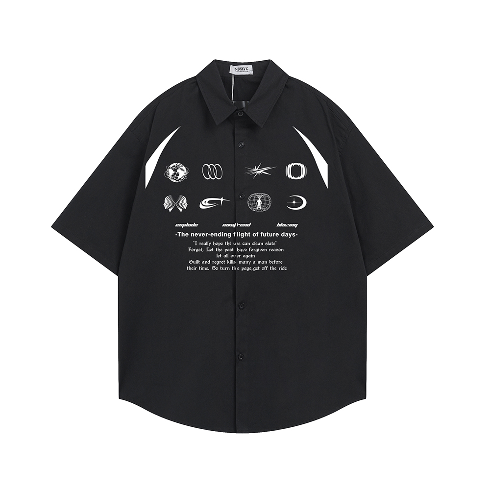 Men'S Fashion Reviews - Fashion Print Shirt Short Sleeve Men's