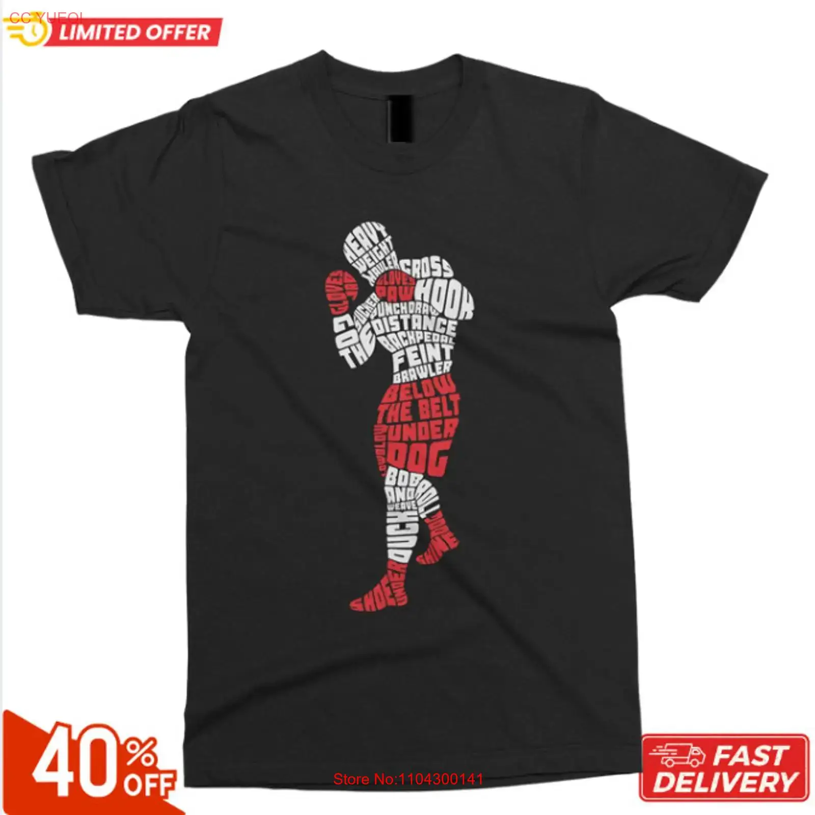 Mens Fashion In 40S - Boxing T Shirt Men s Typography