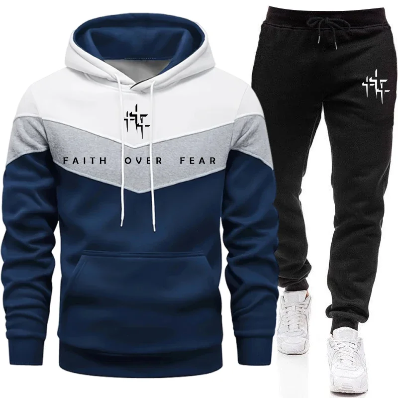 Faith Over Fear Men's Tracksui - Men'S Fashion Pants ulasan dan harga