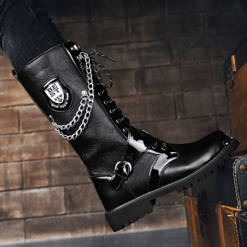Men's high top motorcycle boot - Men'S Fashion For 30 Year Olds ulasan dan harga