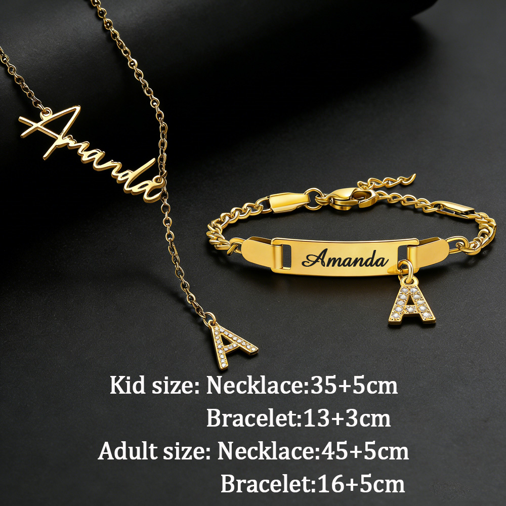 Akizoom Custom Name Zircon Let - Men'S Fashion Jewelry Bracelets ulasan dan harga