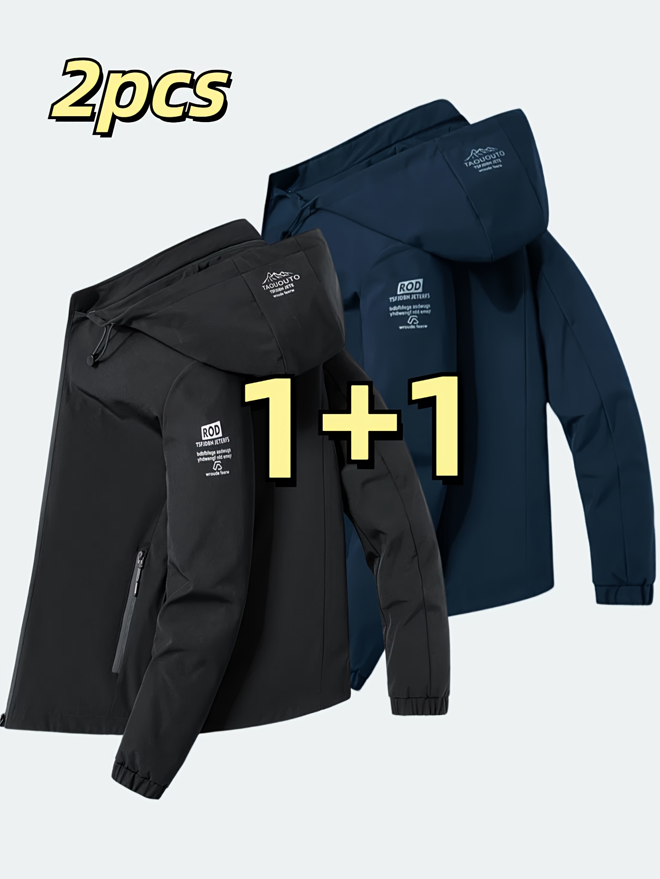 Two piece fashionable Men's wi - Men'S Fashion Zipper Jacket ulasan dan harga