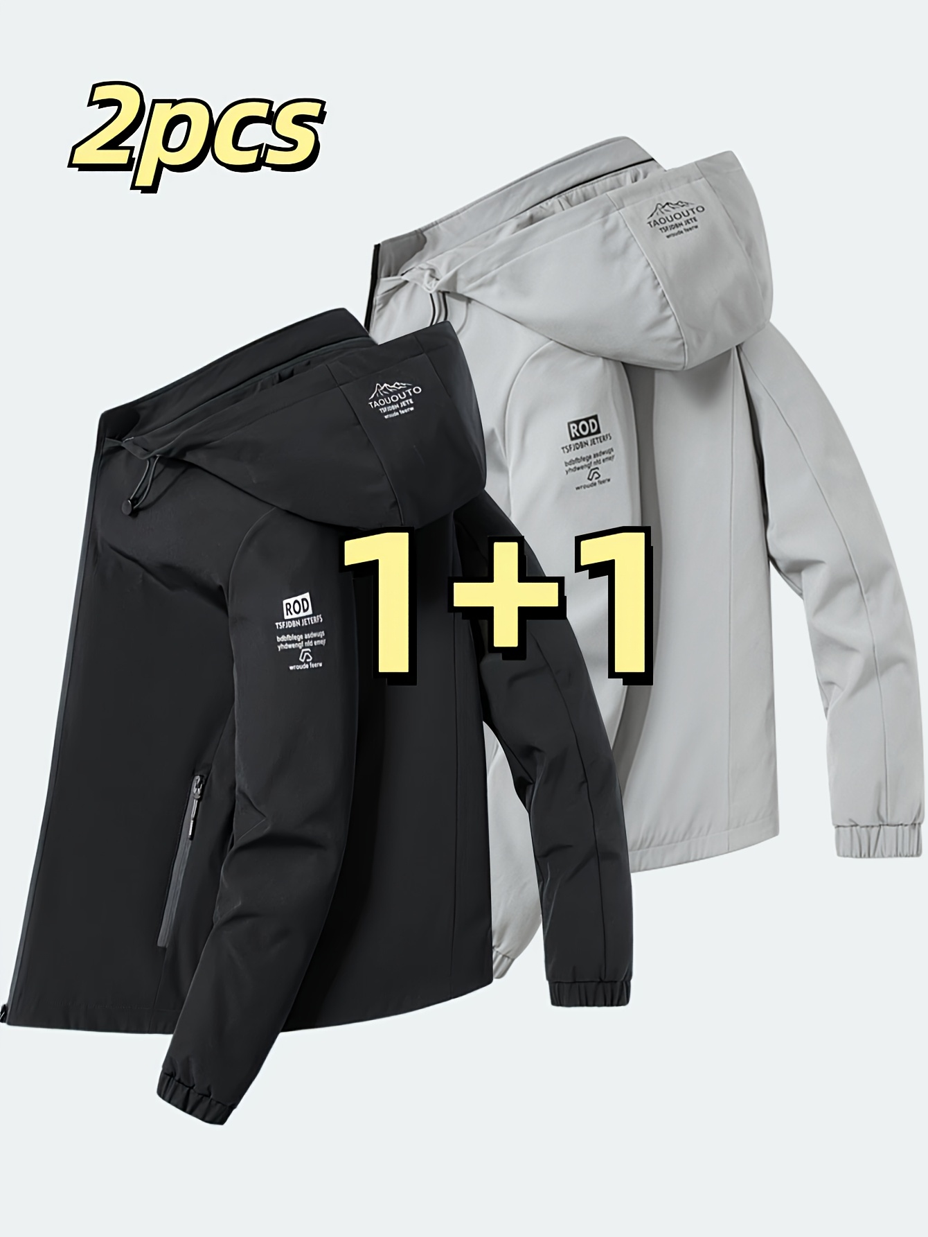Two piece fashionable Men's wi - Men'S Fashion Zipper Jacket ulasan dan harga