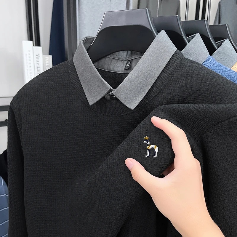 Luxury brand men's long sleeve - Mens Fashion Mullet ulasan dan harga