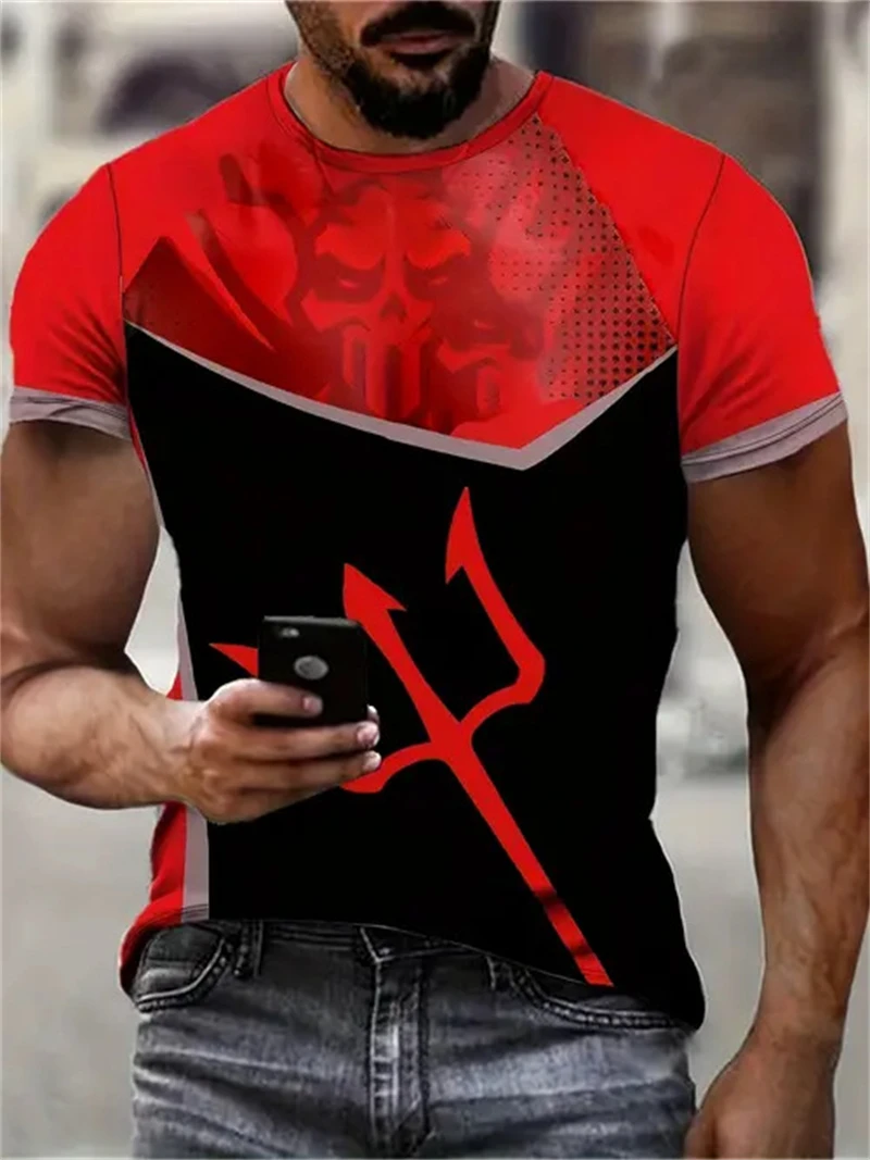 Men's Red Black Devil Trident  - Men'S Fashion Night Out ulasan dan harga