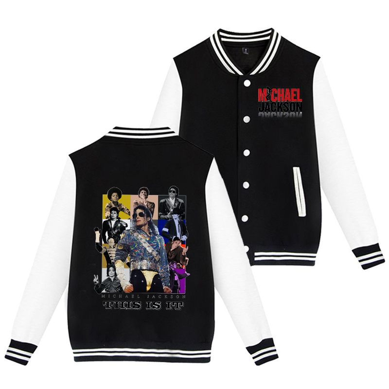 Michael Jackson Adult Baseball - Mens Fashion Jumpers ulasan dan harga