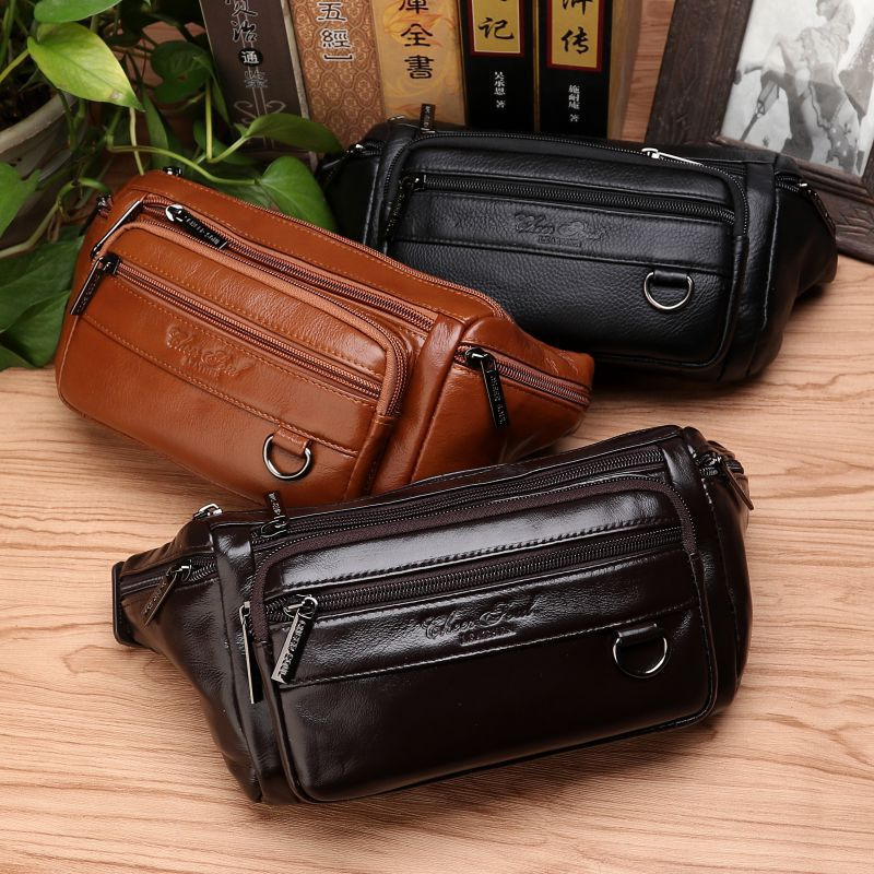 Men Waist Fanny Bags Sling Che - Fashion Harness Men ulasan dan harga
