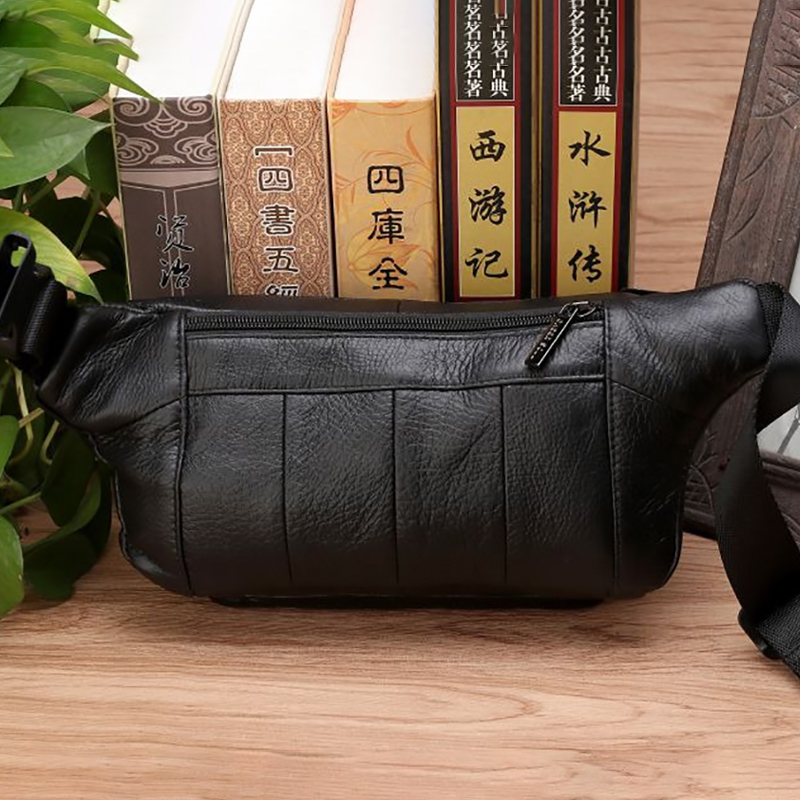 Men Waist Fanny Bags Sling Che - Fashion Harness Men ulasan dan harga