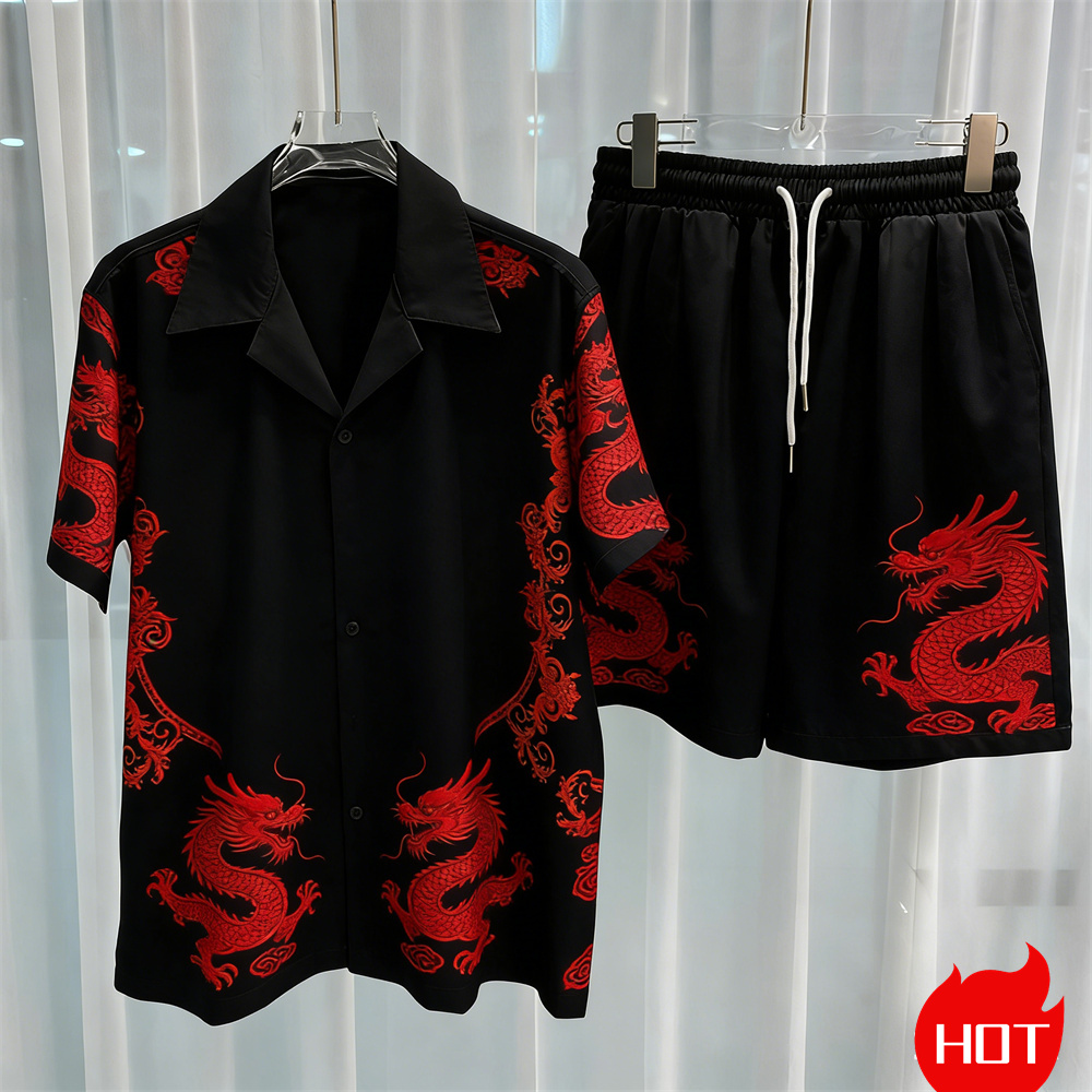Digital Printed men's Set Fash - Men'S Fashion Y2K ulasan dan harga