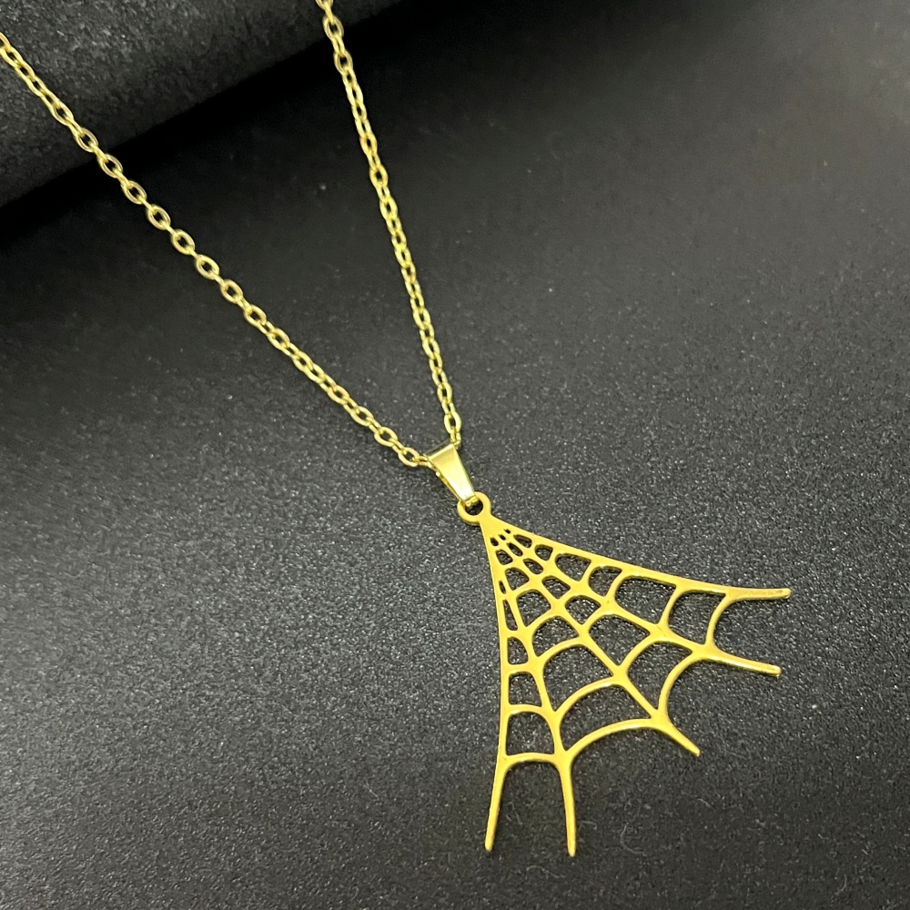 Stainless Steel Necklace Spide - Men'S Fashion Today ulasan dan harga