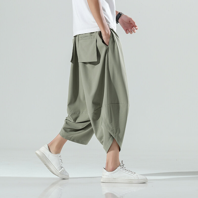 2025 Summer Men Chinese Style  - Men'S Fashion Pants 2025 ulasan dan harga