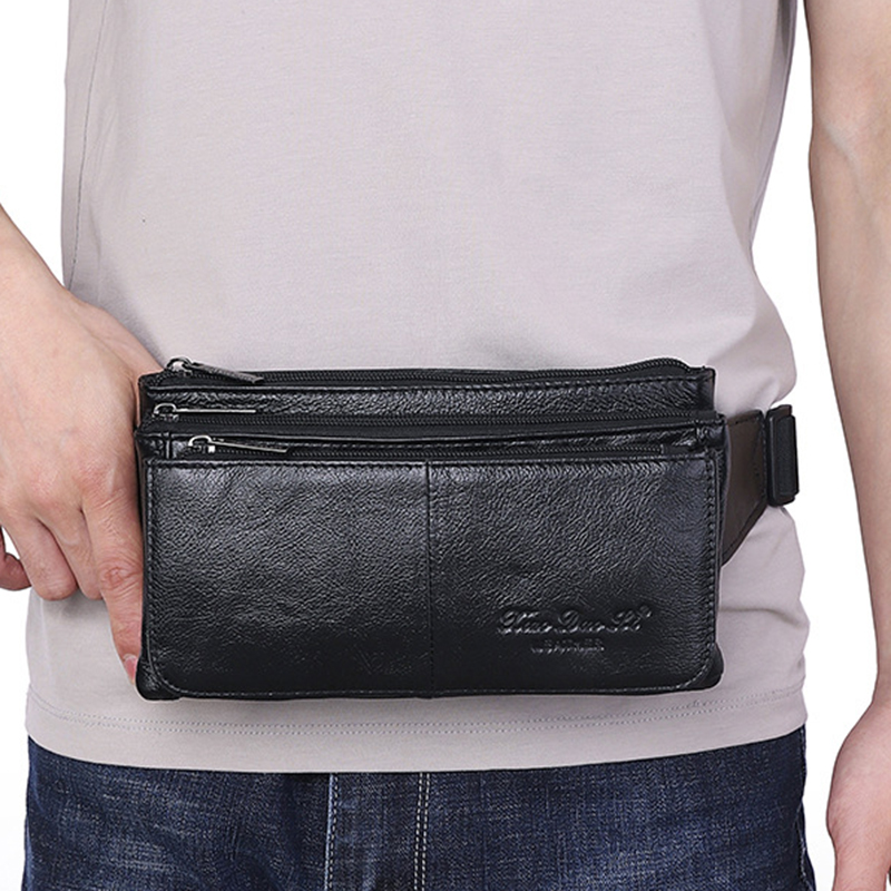 Men Waist Fanny Pack Belt Hip  - Fashion Harness Men ulasan dan harga