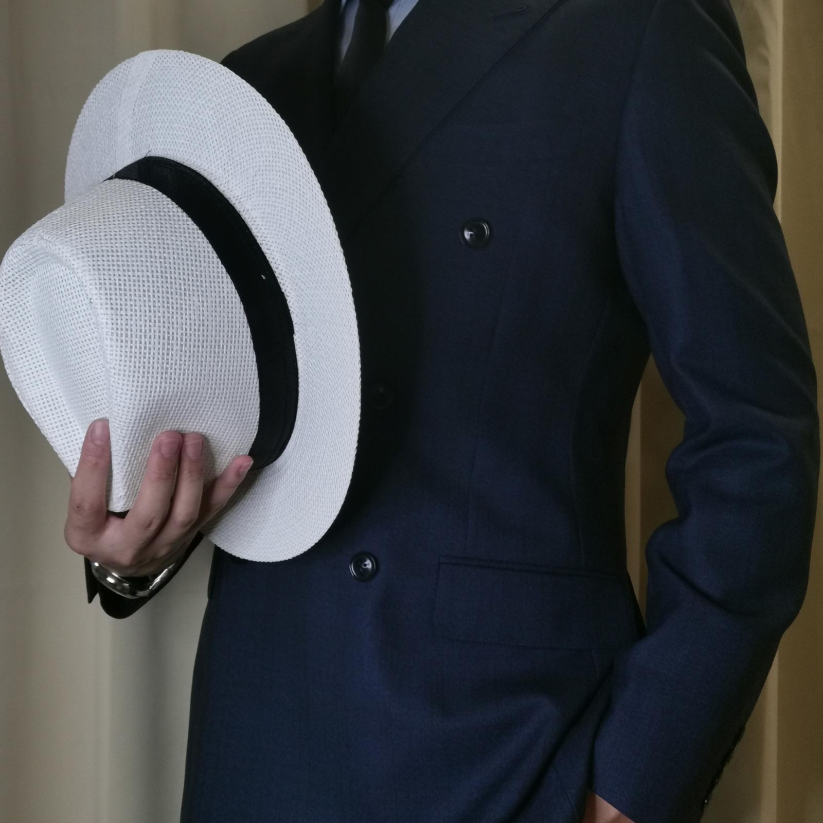 Men Summer Panama Straw Hat Na - Mens Fashion Bucket Hat ulasan dan harga