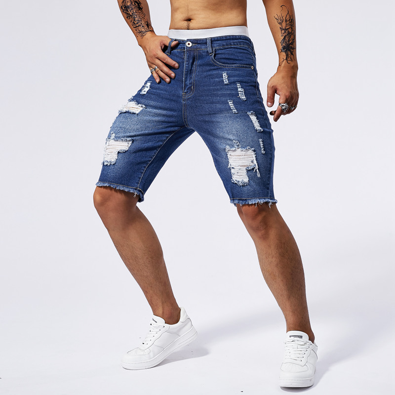 2025 Summer New Men's Ripped D - Men'S Fashion Pants 2025 ulasan dan harga