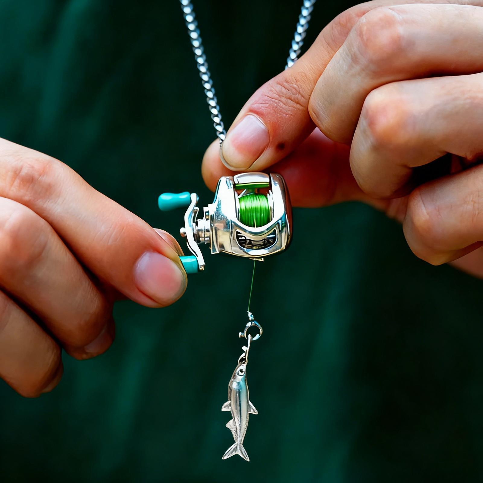 2026 Fishing Pendant Necklace  - Men'S Fashion Night Out ulasan dan harga