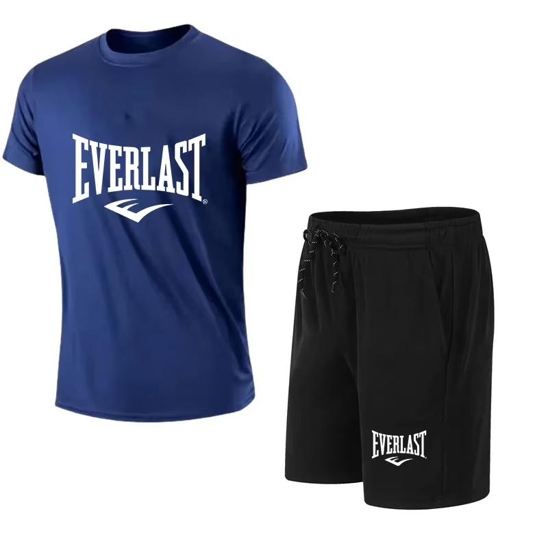 EVERLAST Men's T-shirt + Short - Men'S Fashion Brand ulasan dan harga