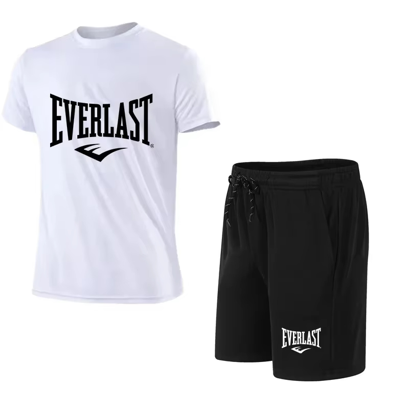 EVERLAST Men's T-shirt + Short - Men'S Fashion Brand ulasan dan harga