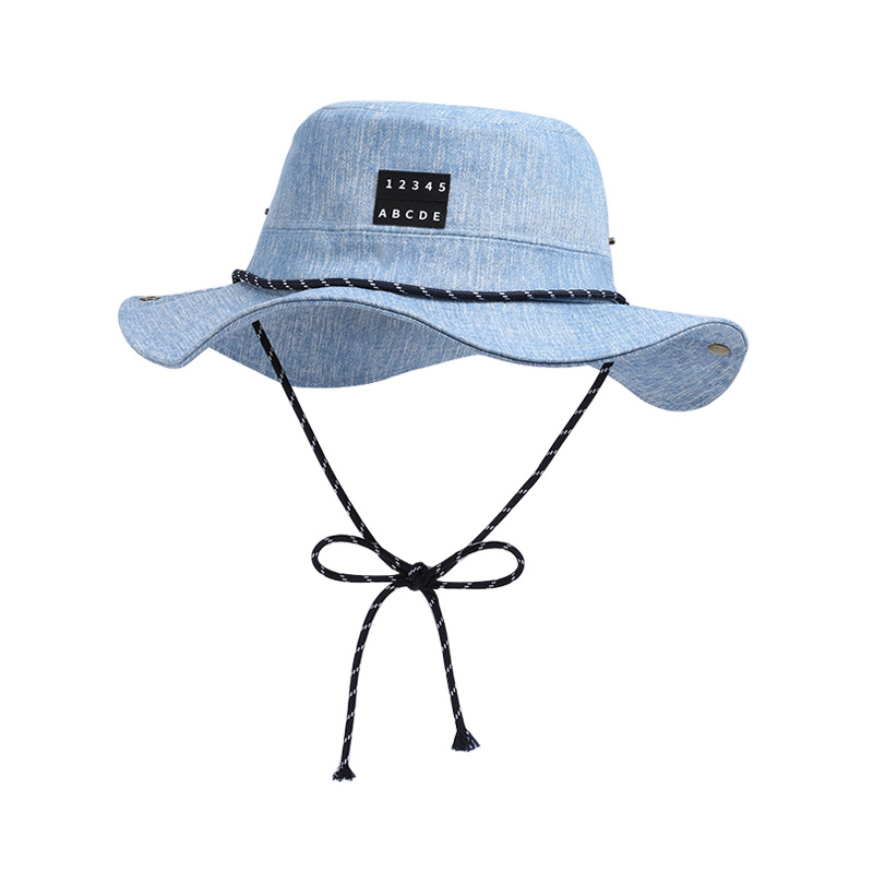 Korean Fashion Man Washed Deni - Mens Fashion Bucket Hat ulasan dan harga