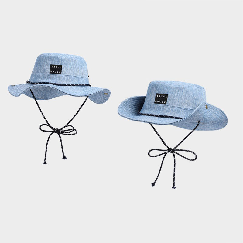 Korean Fashion Man Washed Deni - Mens Fashion Bucket Hat ulasan dan harga