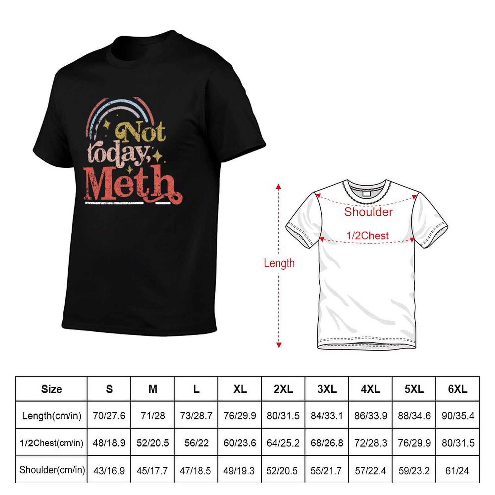 Not Today Meth AA NA Recovery  - Men'S Fashion Today ulasan dan harga