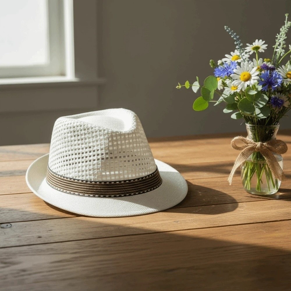 Short Brim Men Panama Hat Brea - Mens Fashion Bucket Hat ulasan dan harga