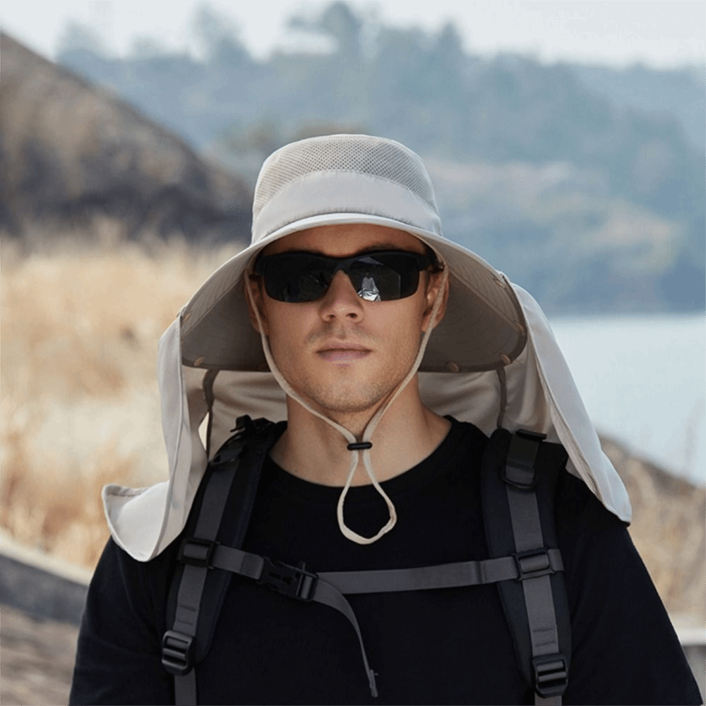 Fashion Cloth Men Sun Hat Big  - Mens Fashion Bucket Hat ulasan dan harga