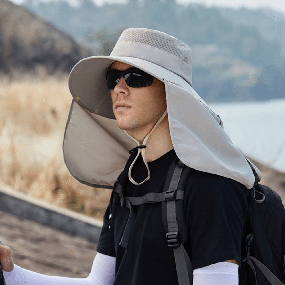 Fashion Cloth Men Sun Hat Big  - Mens Fashion Bucket Hat ulasan dan harga