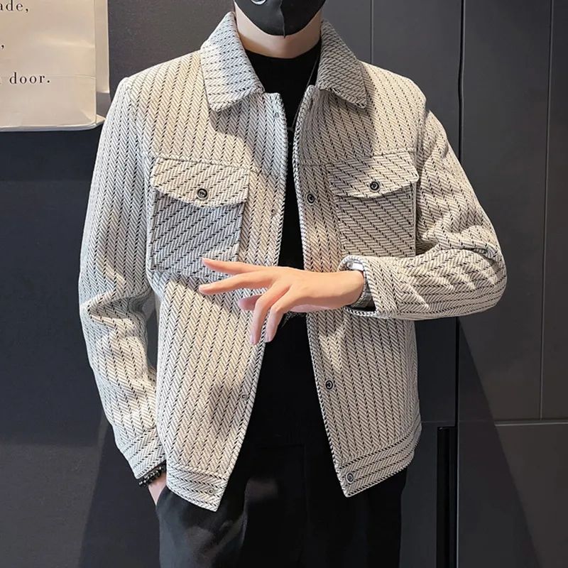 Male Wool & Blends Coats Strip - Men'S Fashion Reviews ulasan dan harga