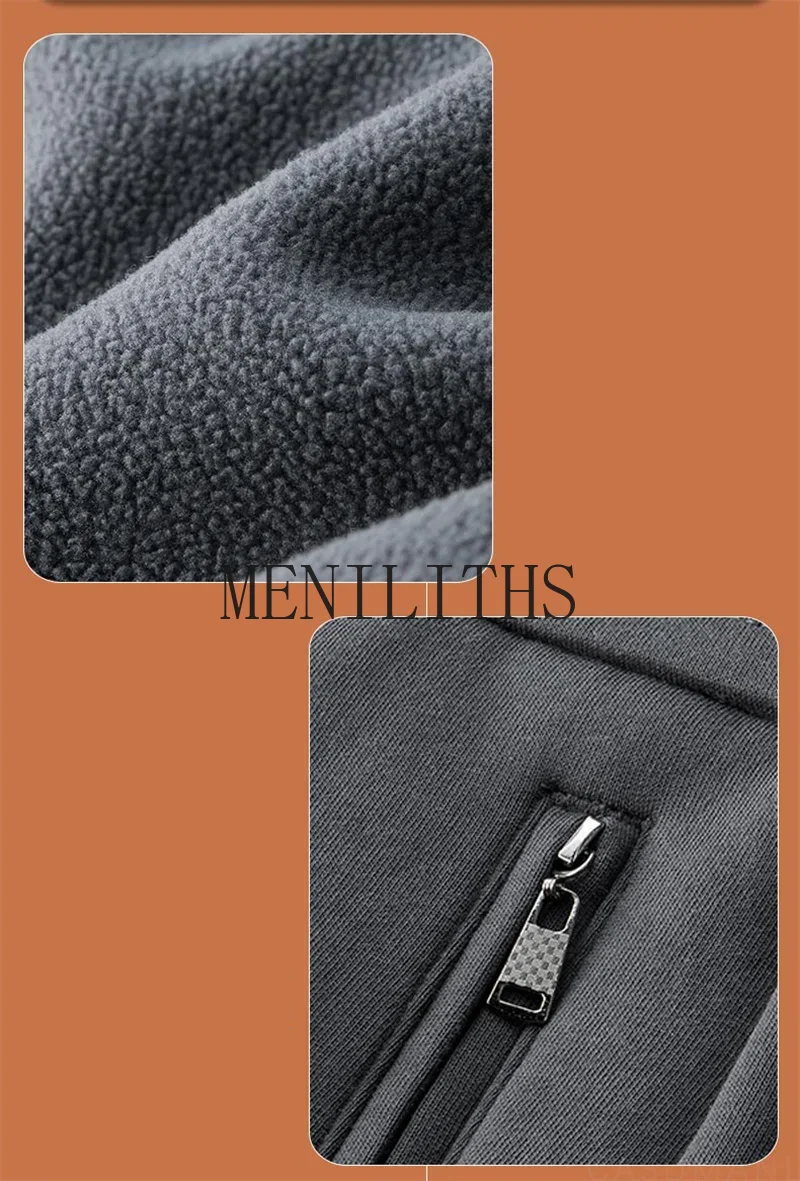 Sweat Pants Men Fleece Autumn  - Mens Fashion Dark Grey Pants ulasan dan harga