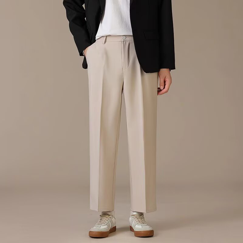 Fashion Men Baggy Concise Ankl - Mens Fashion Dark Grey Pants ulasan dan harga