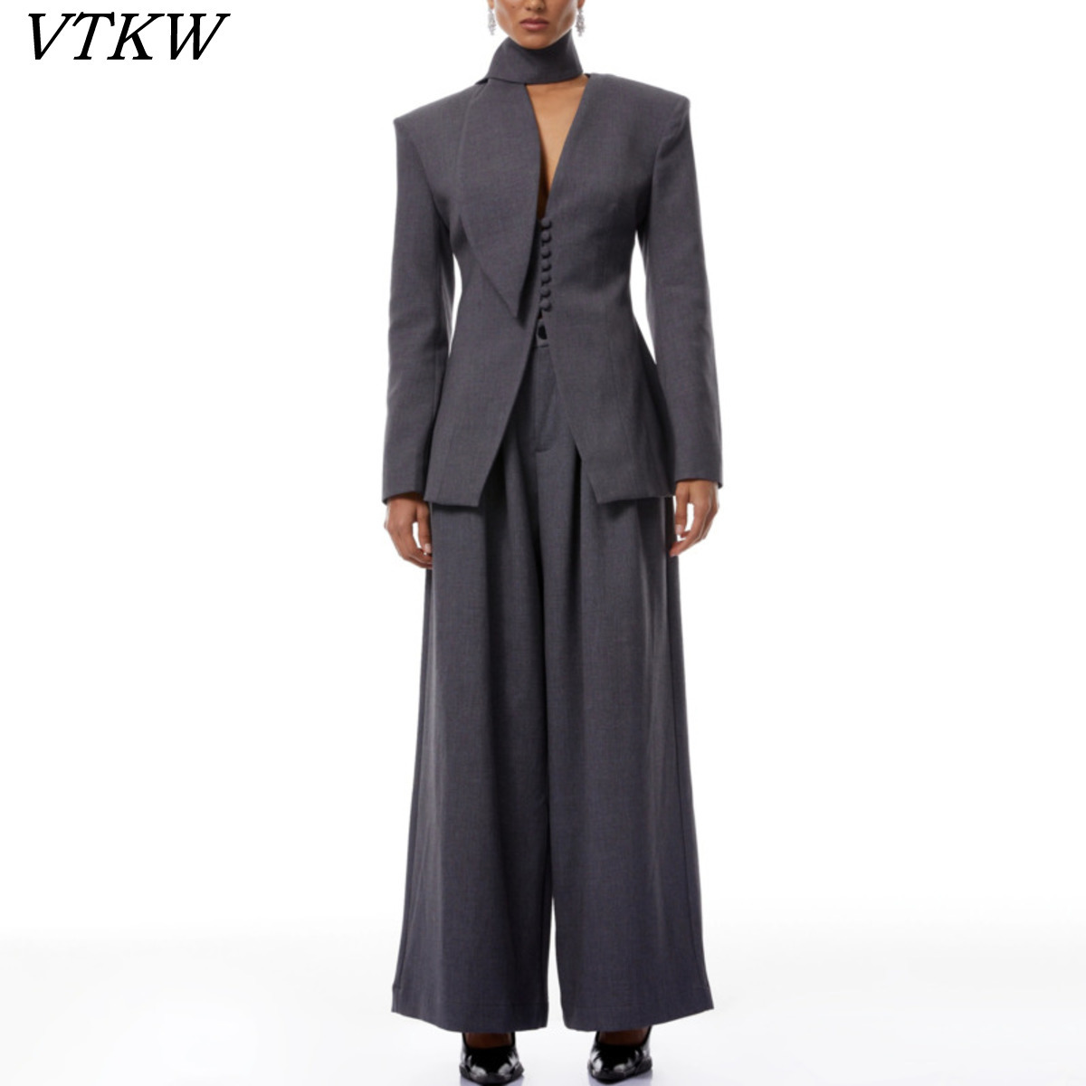 VTKW 2026 New Women Two Piece  - Slim Fit Blazer Men ulasan dan harga