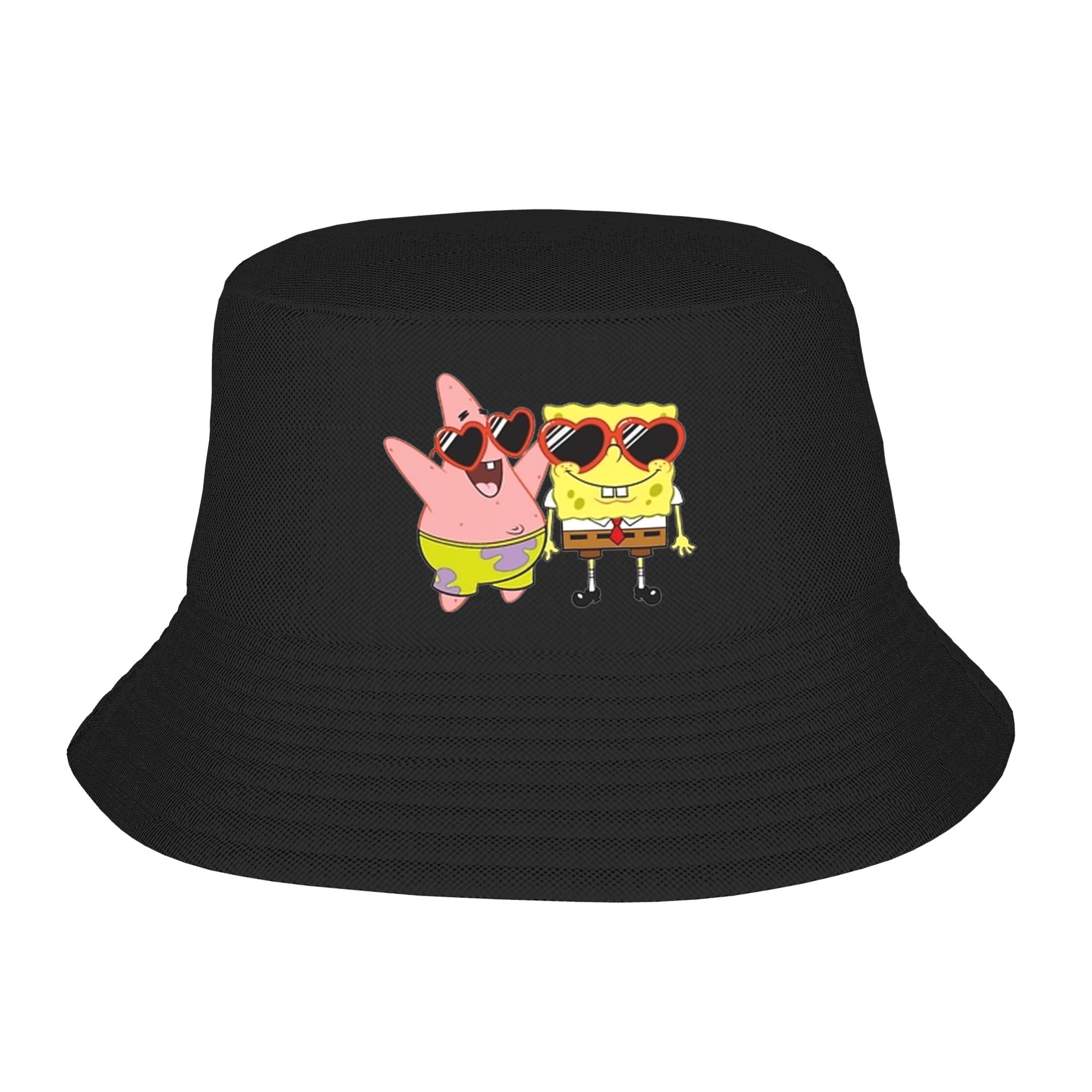 Spongebobs Bucket Hat heart St - Mens Fashion Bucket Hat ulasan dan harga