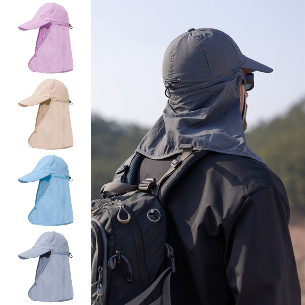 Fashion Face Mask Man Sun Hat  - Mens Fashion Bucket Hat ulasan dan harga