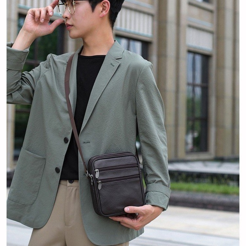 Men's Shoulder Messenger Bag C - Fashion Harness Men ulasan dan harga